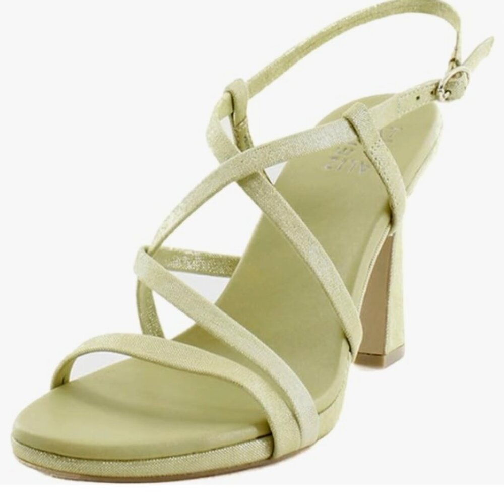 Naturalizer Women's Luisa Sandal, Pastel Lime Leather, 9